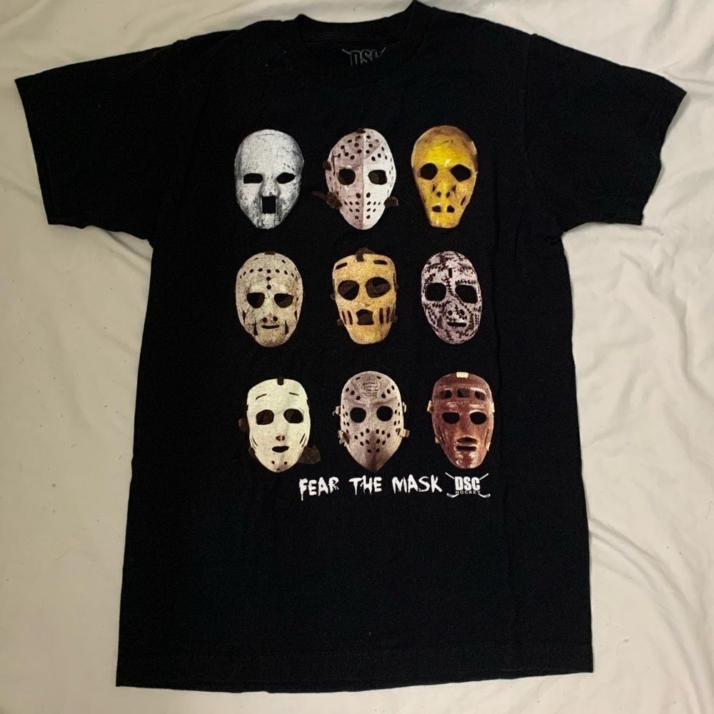 Fear the Mask Hockey Tshirt Small